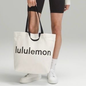 Lululemon canvas tote bag